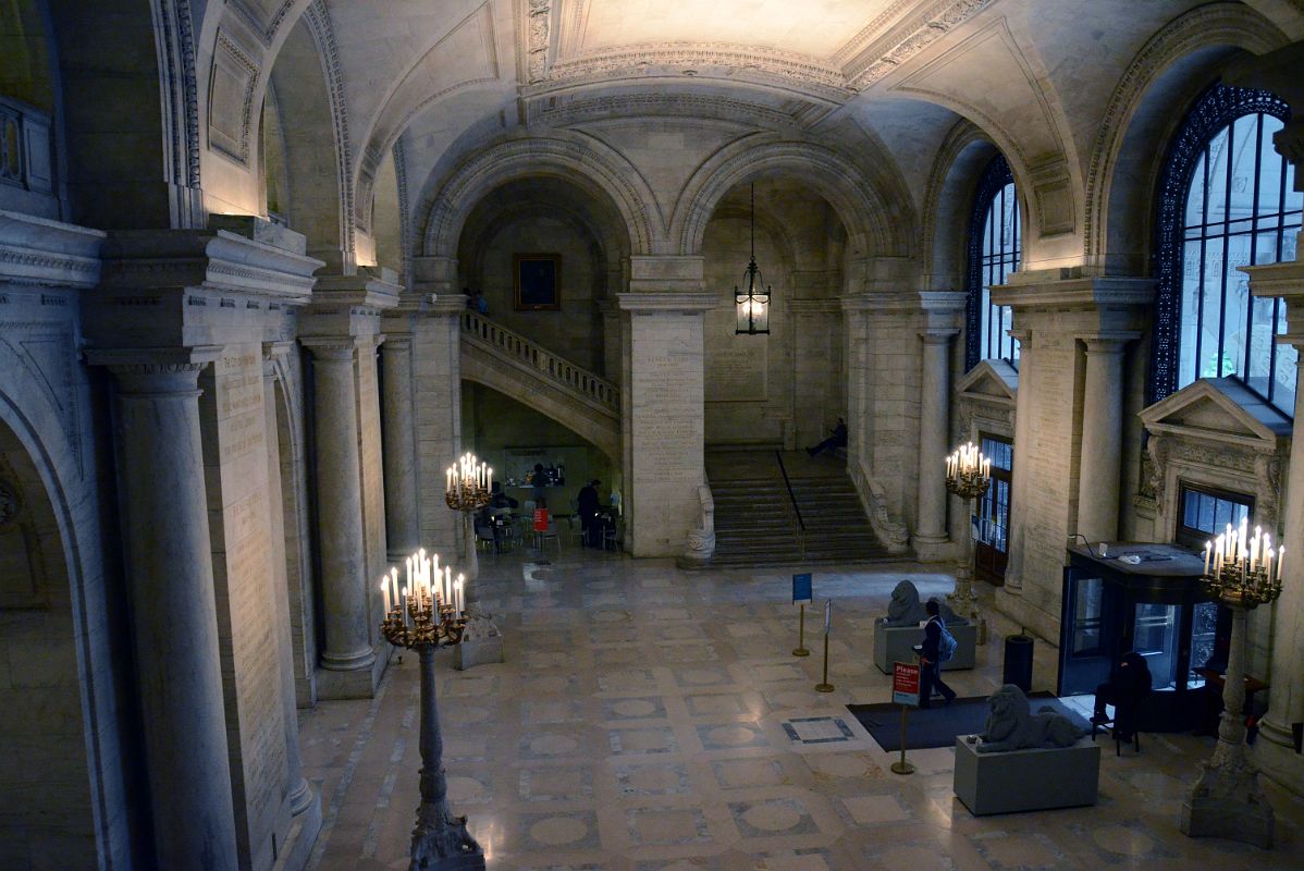 10-2 Entrance Lobby Astor Hall New York City Public Library Main Branch